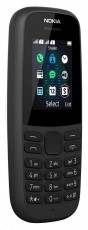 Nokia 105 (2019) mobiltelefon - fekete Mobil / Kommunikáció / Smart - Klasszikus / Mobiltelefon időseknek - 366463