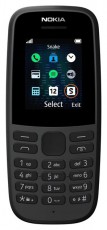 Nokia 105 (2019) 1,77 fekete mobiltelefon + Yettel kártya Mobil / Kommunikáció / Smart - Klasszikus / Mobiltelefon időseknek - 462640