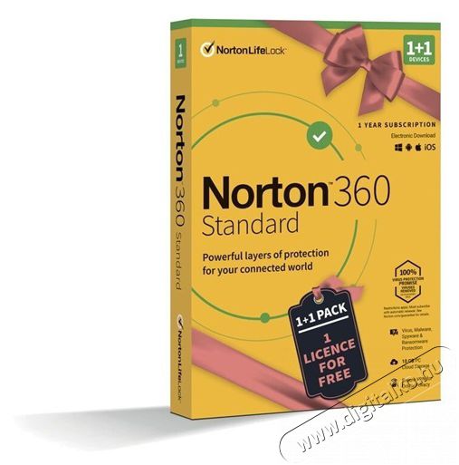 NORTON 360 Standard 10GB 1 Felhasználó 1+1 gép 1 éves dobozos vírusirtó szoftver Iroda és számítástechnika - Egyéb számítástechnikai termék - 456460