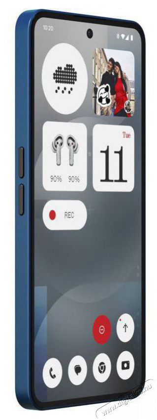 NOTHING Phone (3a) 12GB / 256GB Blue Mobil / Kommunik&aacute;ci&oacute; / Smart - Okostelefon - Android - 521946