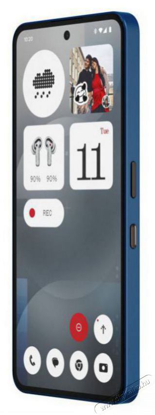 NOTHING Phone (3a) 12GB / 256GB Blue Mobil / Kommunik&aacute;ci&oacute; / Smart - Okostelefon - Android - 521946