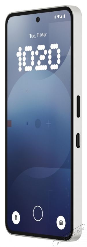 NOTHING Phone (3a) mobiltelefon, 128GB, 8GB, 5G, Feh&eacute;r Mobil / Kommunik&aacute;ci&oacute; / Smart - Okostelefon - Android - 537174