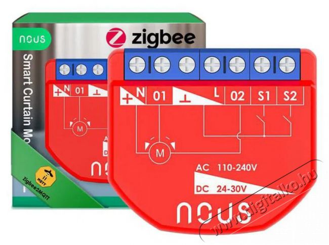 NOUS  B4Z ZigBee Okos redőnyvezérlő modul Háztartás / Otthon / Kültér - Okos otthon - Kiegészítő - 521953