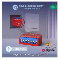 NOUS  B4Z ZigBee Okos redőnyvezérlő modul Háztartás / Otthon / Kültér - Okos otthon - Kiegészítő - 521953