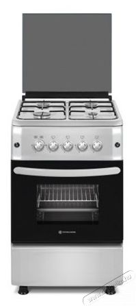 Novacook F5S40G2 Inox tűzhely Konyhai termékek - Sütő-főzőlap, tűzhely (szabadonálló) - Gáztűzhely (szabadonálló) - 381513