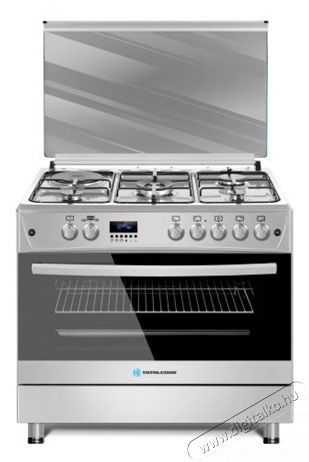 Novacook F9S50E6 HI Inox kombinált tűzhely Konyhai termékek - Sütő-főzőlap, tűzhely (szabadonálló) - Kombinált tűzhely (szabadonálló) - 393912