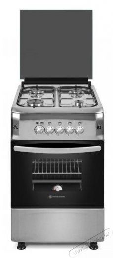 Novacook F5S40G2 Inox LPG Tűzhely Konyhai termékek - Sütő-főzőlap, tűzhely (szabadonálló) - Gáztűzhely (szabadonálló) - 397512