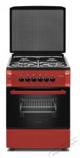 Novacook F5S40G2 R LPG Tűzhely piros Konyhai termékek - Sütő-főzőlap, tűzhely (szabadonálló) - Gáztűzhely (szabadonálló) - 397508