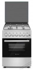 Novacook F6B40EF INX inox kombinált tűzhely Konyhai termékek - Sütő-főzőlap, tűzhely (szabadonálló) - Kombinált tűzhely (szabadonálló) - 467203