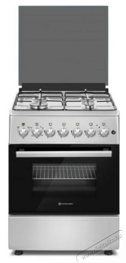 Novacook F6B40EF INX inox kombinált tűzhely Konyhai termékek - Sütő-főzőlap, tűzhely (szabadonálló) - Kombinált tűzhely (szabadonálló) - 467203