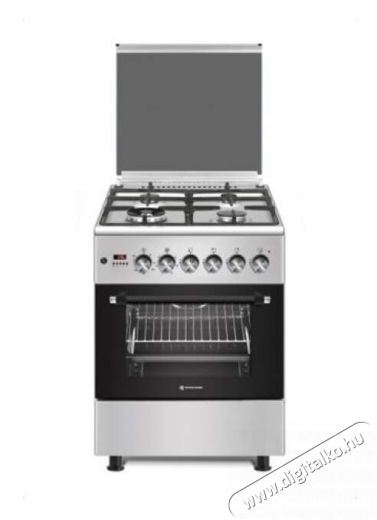 Novacook F6TS40EG-HI Exclusive Line 60 inox kombinált tűzhely Konyhai termékek - Sütő-főzőlap, tűzhely (szabadonálló) - Kombinált tűzhely (szabadonálló) - 467205