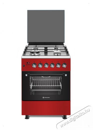 Novacook F6TS40EG-RD Exclusive Line 60 meggypiros kombinált tűzhely Konyhai termékek - Sütő-főzőlap, tűzhely (szabadonálló) - Kombinált tűzhely (szabadonálló) - 467206