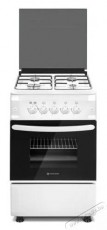 Novacook F5S40G2 W fehér gáztűzhely Konyhai termékek - Sütő-főzőlap, tűzhely (szabadonálló) - Gáztűzhely (szabadonálló) - 467590