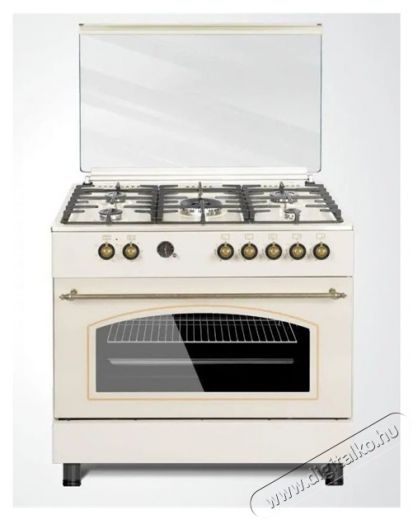 Novacook F9S50E6-RC Exclusive Line 90 retro kombinált tűzhely Konyhai termékek - Sütő-főzőlap, tűzhely (szabadonálló) - Kombinált tűzhely (szabadonálló) - 467208