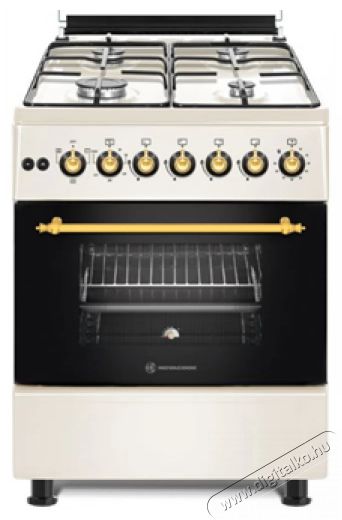 Novacook F6B40EF retro gáztúzhely Konyhai termékek - Sütő-főzőlap, tűzhely (szabadonálló) - Gáztűzhely (szabadonálló) - 501449