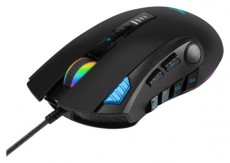 NOXO Nightmare 5000dpi RGB gamer egér Iroda és számítástechnika - Egér - Vezetékes egér - 418329