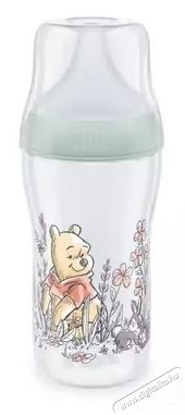 Nuk Perfect Match cumis&uuml;veg, puha szilikon M cumival, 260 ml, 3 h&oacute;napos kort&oacute;l, BPA-mentes, kolik&aacute;s, hőm&eacute;rs&eacute;klet-szab&aacute;lyoz&oacute;val, Micimack&oacute; mint&aacute;val Sz&eacute;ps&eacute;g&aacute;pol&aacute;s / Eg&eacute;szs&eacute;g - Baba mama term&eacute;k - Cumis&uuml;veg / cumi / etet&eacute;s kieg&eacute;sz&iacute;tő - 534589