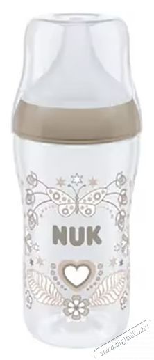 Nuk Perfect Match cumis&uuml;veg, puha szilikon M cumival, 260 ml, 3 h&oacute;napos kort&oacute;l, BPA-mentes, kolik&aacute;s, hőm&eacute;rs&eacute;klet-szab&aacute;lyoz&oacute;val, Sz&iacute;v mint&aacute;val Sz&eacute;ps&eacute;g&aacute;pol&aacute;s / Eg&eacute;szs&eacute;g - Baba mama term&eacute;k - Cumis&uuml;veg / cumi / etet&eacute;s kieg&eacute;sz&iacute;tő - 534588