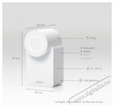 Nuki  Smart Lock GO Háztartás / Otthon / Kültér - Biztonságtechnika - Kiegészítő - 519587