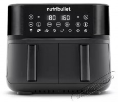Nutribullet Twin Drawer NBA081B fekete forrólevegős sütő Konyhai termékek - Konyhai kisgép (sütés / főzés / hűtés / ételkészítés) - Légkeveréses főzőgép / elektromos kukta / multifunkciós sütő - 505119