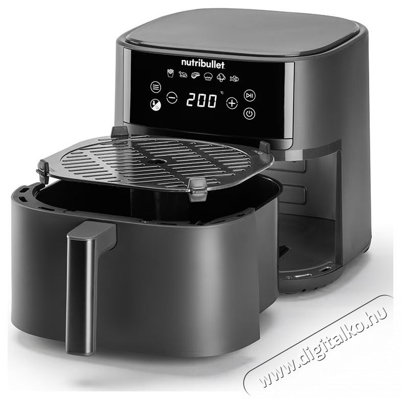 Nutribullet NBA0611DG FORR&Oacute;LEVEGŐS S&Uuml;TŐ Konyhai term&eacute;kek - Konyhai kisg&eacute;p (s&uuml;t&eacute;s / főz&eacute;s / hűt&eacute;s / &eacute;telk&eacute;sz&iacute;t&eacute;s) - L&eacute;gkever&eacute;ses főzőg&eacute;p / elektromos kukta / multifunkci&oacute;s s&uuml;tő - 506750
