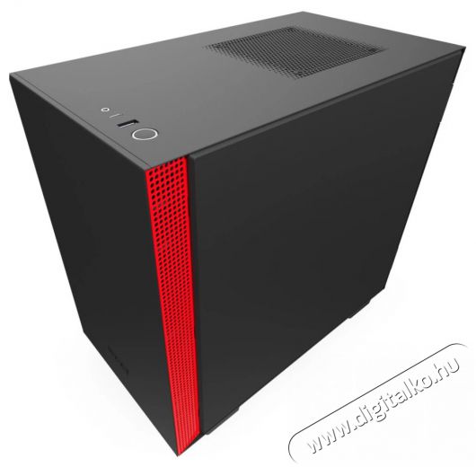 NZXT H210 (Táp nélküli) ablakos mini-ITX ház - fekete-piros Iroda és számítástechnika - Egyéb számítástechnikai termék - 379729