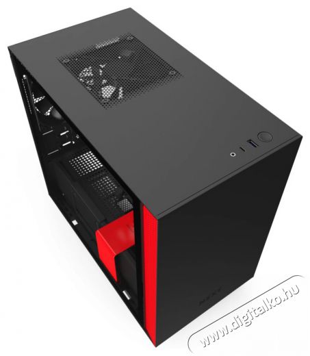 NZXT H210 (Táp nélküli) ablakos mini-ITX ház - fekete-piros Iroda és számítástechnika - Egyéb számítástechnikai termék - 379729