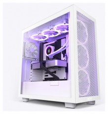 NZXT H7 Flow fehér (táp nélküli) ablakos ATX ház Iroda és számítástechnika - Számítógép tartozék - Számítógépház - 453303