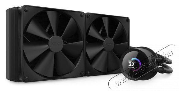 NZXT Kraken 280 280mm 2x140mm AIO RGB fekete v&iacute;zhűt&eacute;ses processzor hűtő Iroda &eacute;s sz&aacute;m&iacute;t&aacute;stechnika - Sz&aacute;m&iacute;t&oacute;g&eacute;p tartoz&eacute;k - Processzor - 500154