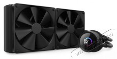 NZXT Kraken 280 280mm 2x140mm AIO RGB fekete v&iacute;zhűt&eacute;ses processzor hűtő Iroda &eacute;s sz&aacute;m&iacute;t&aacute;stechnika - Sz&aacute;m&iacute;t&oacute;g&eacute;p tartoz&eacute;k - Processzor - 500154