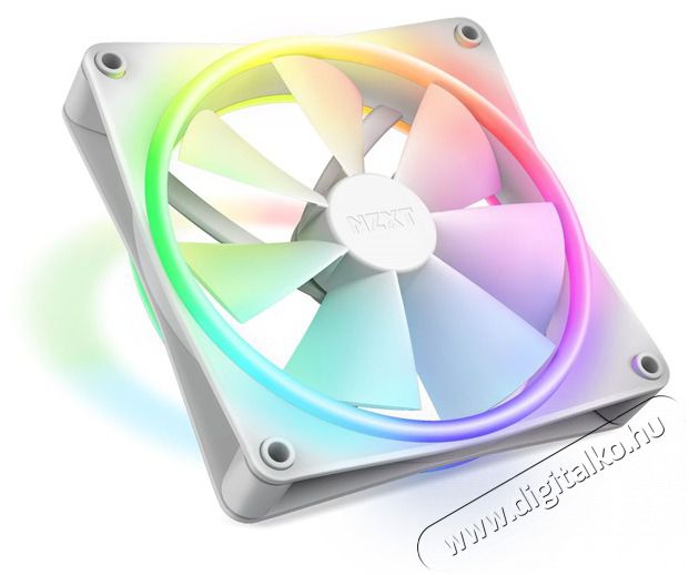NZXT F140 RGB Duo (single pack) 14 cm 1800RPM feh&eacute;r h&aacute;z ventil&aacute;tor Iroda &eacute;s sz&aacute;m&iacute;t&aacute;stechnika - Sz&aacute;m&iacute;t&oacute;g&eacute;p tartoz&eacute;k - Ventil&aacute;tor - 500181