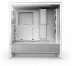 NZXT H5 Flow RGB (2024) fehér RGB (táp nélküli) ablakos mATX ház Iroda és számítástechnika - Számítógép tartozék - Számítógépház - 516250