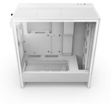 NZXT H5 Flow RGB (2024) fehér RGB (táp nélküli) ablakos mATX ház Iroda és számítástechnika - Számítógép tartozék - Számítógépház - 516250