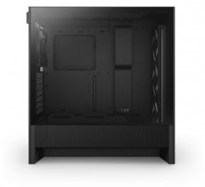 NZXT H5 Flow RGB (2024) fekete RGB (táp nélküli) ablakos mATX ház Iroda és számítástechnika - Számítógép tartozék - Számítógépház - 516251