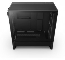 NZXT H5 Flow RGB (2024) fekete RGB (táp nélküli) ablakos mATX ház Iroda és számítástechnika - Számítógép tartozék - Számítógépház - 516251
