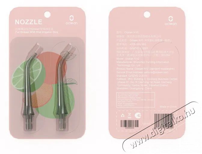 OCLEAN N10 Pink P&oacute;tfej Sz&eacute;ps&eacute;g&aacute;pol&aacute;s / Eg&eacute;szs&eacute;g - Sz&aacute;j / fog &aacute;pol&aacute;s - Kieg&eacute;sz&iacute;tő - 525426