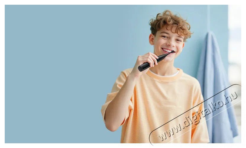 OCLEAN X Kids Set Black Elektromos fogkefe Sz&eacute;ps&eacute;g&aacute;pol&aacute;s / Eg&eacute;szs&eacute;g - Sz&aacute;j / fog &aacute;pol&aacute;s - Elektromos fogkefe - 525427
