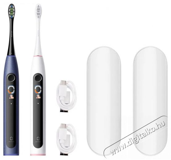 OCLEAN X Lite S Duo Set, Dark Blue+Grey Elektromos fogkefe Szépségápolás / Egészség - Száj / fog ápolás - Elektromos fogkefe - 525430