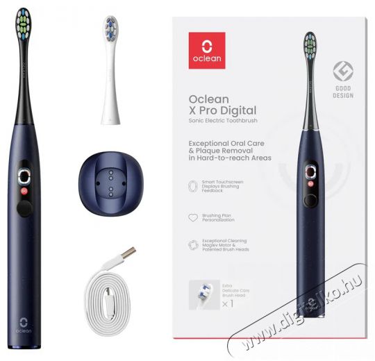 OCLEAN X Pro Digital Dark Blue Elektromos fogkefe Szépségápolás / Egészség - Száj / fog ápolás - Elektromos fogkefe - 525437