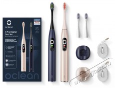 OCLEAN X Pro Digital Duo Set Gold and Blue, 2 db Elektromos fogkefe Szépségápolás / Egészség - Száj / fog ápolás - Elektromos fogkefe - 525438