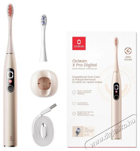 OCLEAN X Pro Digital Gold Elektromos fogkefe Szépségápolás / Egészség - Száj / fog ápolás - Elektromos fogkefe - 525439