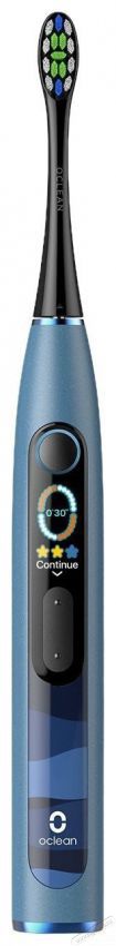 OCLEAN X10 Smart Sonic Blue Elektromos fogkefe Sz&eacute;ps&eacute;g&aacute;pol&aacute;s / Eg&eacute;szs&eacute;g - Sz&aacute;j / fog &aacute;pol&aacute;s - Elektromos fogkefe - 525450
