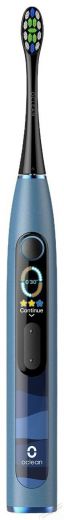 OCLEAN X10 Smart Sonic Blue Elektromos fogkefe Sz&eacute;ps&eacute;g&aacute;pol&aacute;s / Eg&eacute;szs&eacute;g - Sz&aacute;j / fog &aacute;pol&aacute;s - Elektromos fogkefe - 525450