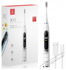 OCLEAN X10 Smart Sonic Grey Elektromos fogkefe Szépségápolás / Egészség - Száj / fog ápolás - Elektromos fogkefe - 525451