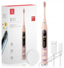 OCLEAN X10 Smart Sonic Pink Elektromos fogkefe Szépségápolás / Egészség - Száj / fog ápolás - Elektromos fogkefe - 525452