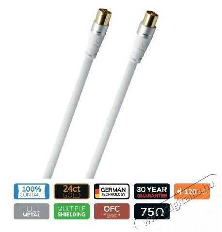 OEHLBACH OB 33112 2m antenna kábel Iroda és számítástechnika - Egyéb számítástechnikai termék - 466948