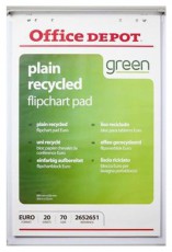 Office Depot 5 tömb újrahasznosított sima flipchart papír Egyéb - Nem forgalmazzuk ! - 396993