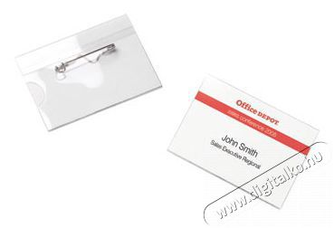 Office Depot 90x60mm fekvő biztos&iacute;t&oacute;tűs 50db n&eacute;vkitűző Iroda &eacute;s sz&aacute;m&iacute;t&aacute;stechnika - Egy&eacute;b sz&aacute;m&iacute;t&aacute;stechnikai term&eacute;k - 404293