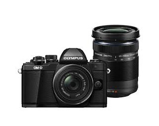 Olympus E-M10 II + 14-42mm EZ + 40-150mm EZ - fekete F&eacute;nyk&eacute;pezőg&eacute;p / kamera - MILC cser&eacute;lhető objekt&iacute;ves kompakt f&eacute;nyk&eacute;pezőg&eacute;p - 295362