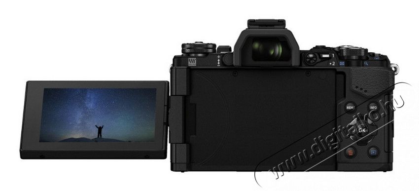 Olympus E-M5 Mark II + 12-50mm EZ - fekete/fekete F&eacute;nyk&eacute;pezőg&eacute;p / kamera - MILC cser&eacute;lhető objekt&iacute;ves kompakt f&eacute;nyk&eacute;pezőg&eacute;p - 295336